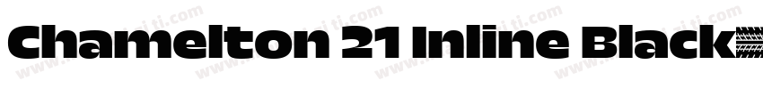 Chamelton 21 Inline Black字体转换